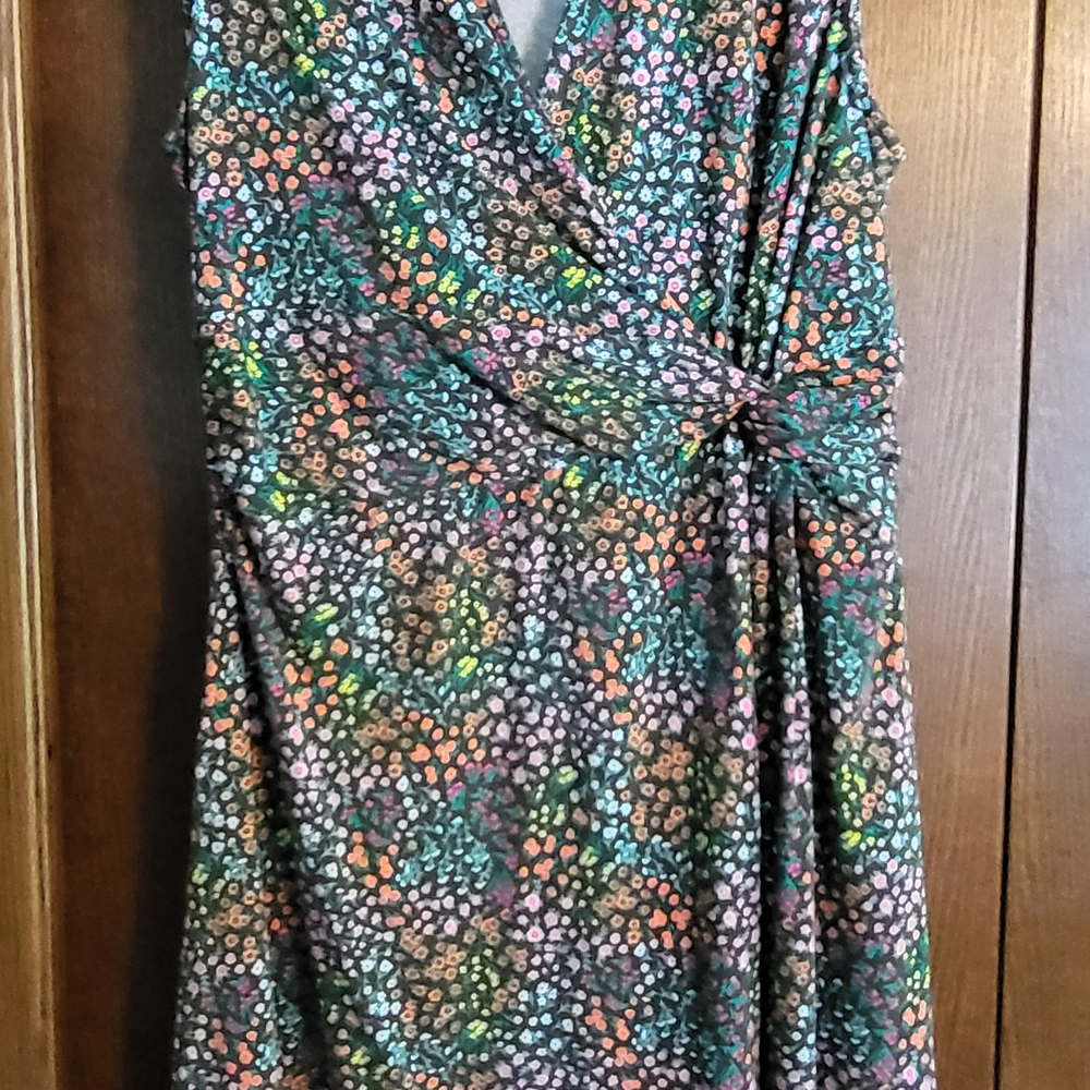 Land's End Multicolor Floral Women's Dress